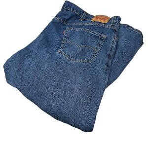 Levi's 550 Blue Jeans 48X29 Men's Straight Leg Denim‎